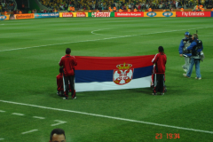 Srbija-Australija - slike navijaca