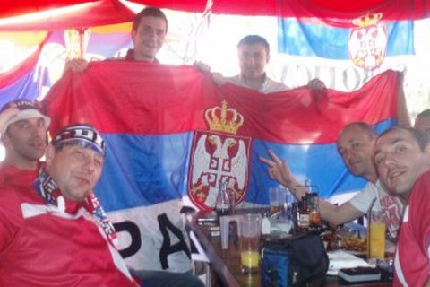 Navijaci Srbije u Pretoriji