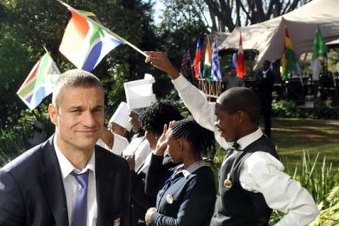 Docek reprezentacije Srbije i fudbalera Nemanje Vidića u Juznoj Africi