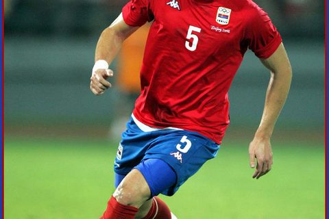 Slobodan Rajkovic u dresu Srbije tokom Olimpijade u Pekingu, wallpaper, pozadina, poster za desktop 840x1099